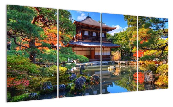 Japonská záhrada - obraz (Obraz 160x80cm)