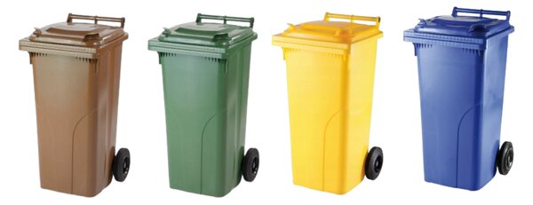 Akciový balíček - Popolnica Odpadová nádoba 120L 4 ks
