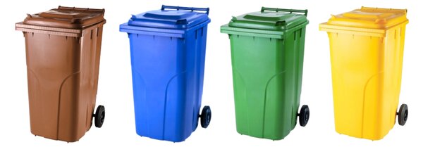 Akciový balíček - Popolnica Odpadová nádoba 240L 4ks