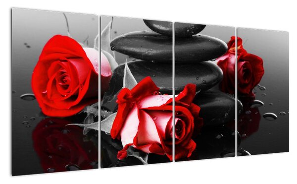 Obraz ruží (Obraz 160x80cm)