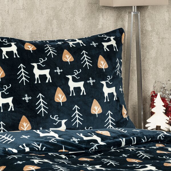 4Home obliečky mikroflanel Nordic Deer, 140 x 200 cm, 70 x 90 cm