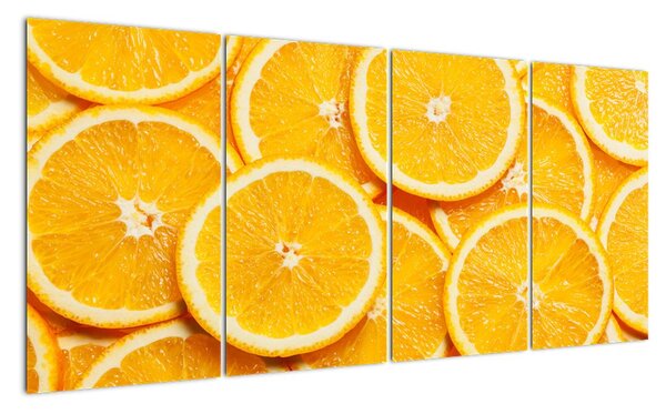 Plátky pomarančov - obraz (Obraz 160x80cm)