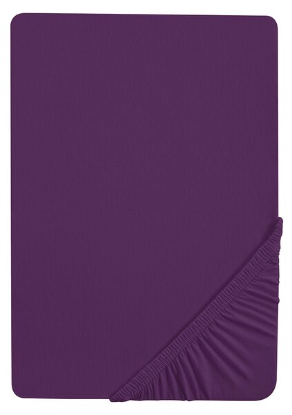 Biberna Napínacia plachta (90 – 100 x 200 cm, fialová) (100226989)