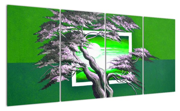 Obraz stromu na stenu (Obraz 160x80cm)
