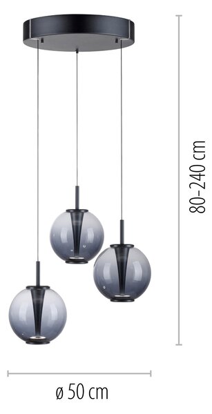 VISIACE LED SVIETIDLO, 50/50/240 cm Neuhaus PURE - Série svietidiel