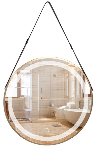 Rea Zrkadlo ⌀60 cm s regulovateľným LED osvetlením HOM-01504