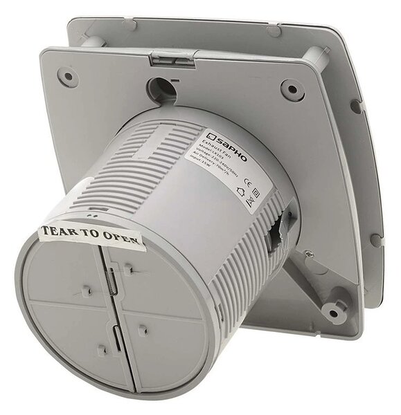 Sapho Sapho, LEX kúpeľňový ventilátor axiálny, 15W, potrubie 100mm, nerez, LX103