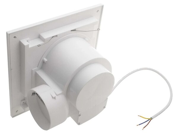 Sapho Sapho, TECTO kúpeľňový stropný ventilátor axiálny, 20 W, potrubie 100mm, biela, TC201