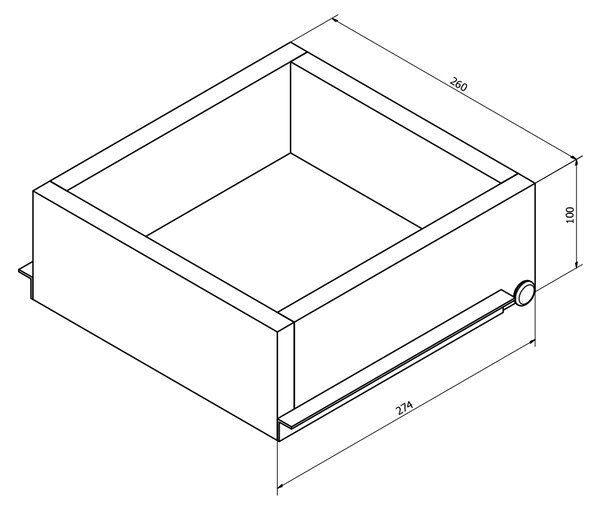 Sapho Sapho, ESPACE vnútorná zásuvka 256x100x280mm pre ESC230, ESC330, ESP530 a ESP630 (ESP999), ESC999