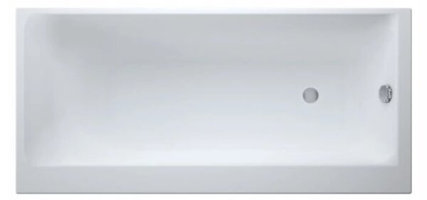 Cersanit Smart, akrylátová vaňa pravá 170x80cm + nožičky, biela, S301-116