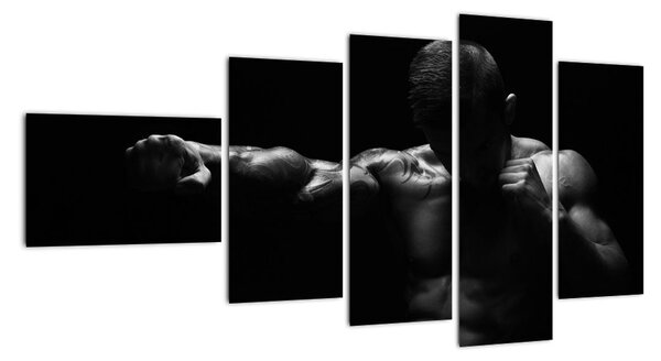 Obraz - mužské telo (Obraz 110x60cm)