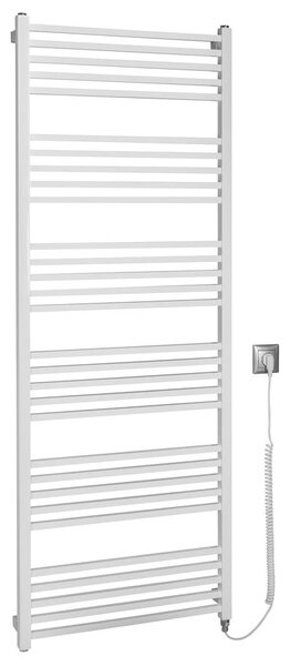 Sapho Sapho, METRO-E elektrické vykurovacie teleso, rovné, 600x1620 mm, 800 W, biela, ME616