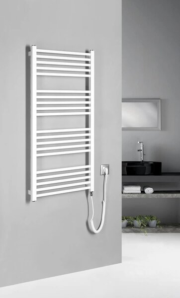 Sapho Sapho, METRO-E elektrické vykurovacie teleso, rovné, 500x1060 mm, 400 W, biela, ME410