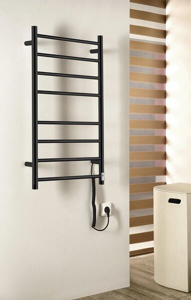 Sapho Sapho, REDONDO elektrický sušiak uterákov, guľatý, 600x1500 mm, 130 W, leštená nerez, ER250V