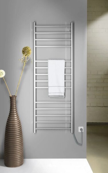 Sapho Sapho, ESKINADO elektrický sušiak uterákov, hranatý, 600x1500 mm, 130 W, leštená nerez, ER450V