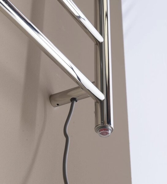 Sapho Sapho, REDONDO elektrický sušiak uterákov, guľatý, 600x1500 mm, 130 W, leštená nerez, ER250V