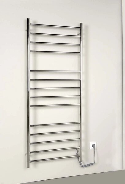 Sapho Sapho, REDONDO elektrický sušiak uterákov, guľatý, 630x1160 mm, 130 W, leštená nerez, ER230V