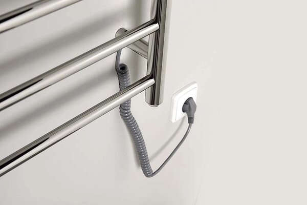 Sapho Sapho, REDONDO elektrický sušiak uterákov, guľatý, 630x1160 mm, 130 W, leštená nerez, ER230V