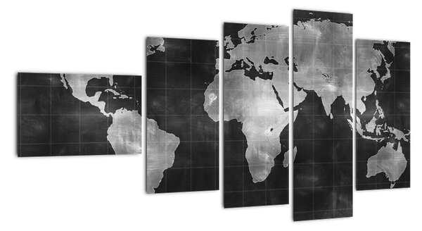 Obraz mapa sveta (Obraz 110x60cm)