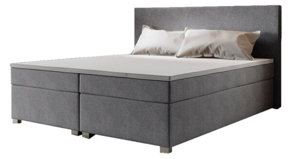Čalúnená postel Boxspring ISLAND + matrac + rošt - cosmic160 / 180x200 / bez vrchného matraca