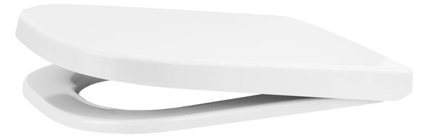 Gamma Lumino, toaletné WC sedátko 445x345mm z PP s pomalým zatváraním, biela, GAM-LUMINO