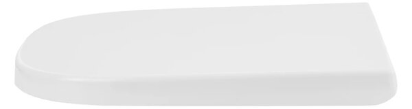 Gamma Lumino, toaletné WC sedátko 445x345mm z PP s pomalým zatváraním, biela, GAM-LUMINO