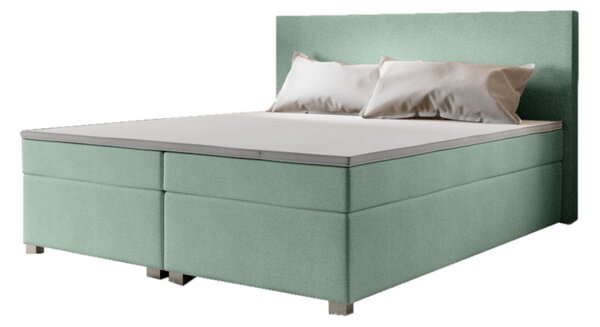 Čalúnená postel Boxspring ISLAND + matrac + rošt - cosmic 16 / 160x200 / bez vrchného matraca