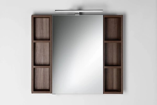Sapho Sapho, RIWA galérka s LED osvetlením, 81x70x17cm, dub alabama, RIW080-0022