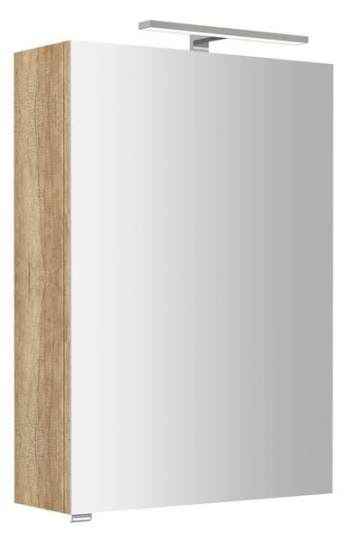 Sapho Sapho, RIWA galérka s LED osvetlením, 50x70x17cm, dub Alabama, RIW050-0022