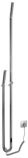 Sapho Sapho, DUOPASSO elektrický sušiak uterákov s časovačom, 122x1700mm, 45 W, chróm, ER730