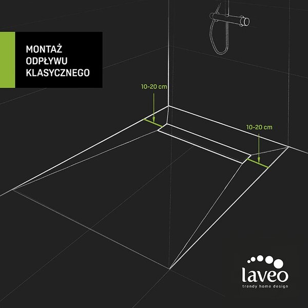 Laveo Basso, lineárny odtok s mriežkou 50 cm, ružové zlato, LAV-COB_850D