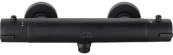 Laveo Termico, sprchová batéria nástenná h-61, čierna, LAV-BAT_74TD
