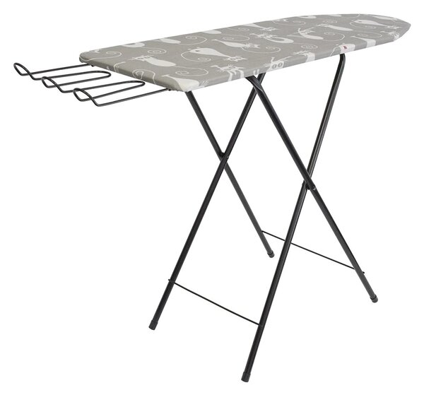 Erga Model Irit Black, žehliaca doska 120x30x80 cm, čierna-viacfarebné, ERG-SEP-10DESIRITBLA
