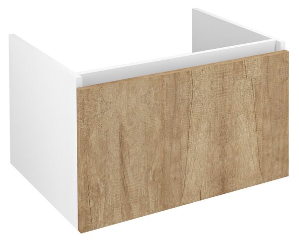 Sapho Sapho, LOREA umývadlová skrinka 70x44x51,2cm, 1x zásuvka, dub alabama/biela matná, LE070-2231