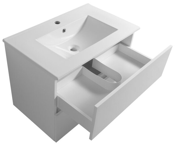 Aqualine Aqualine, PANEDA umývadlová skrinka 74,5x55x45,2cm, biela, PN275