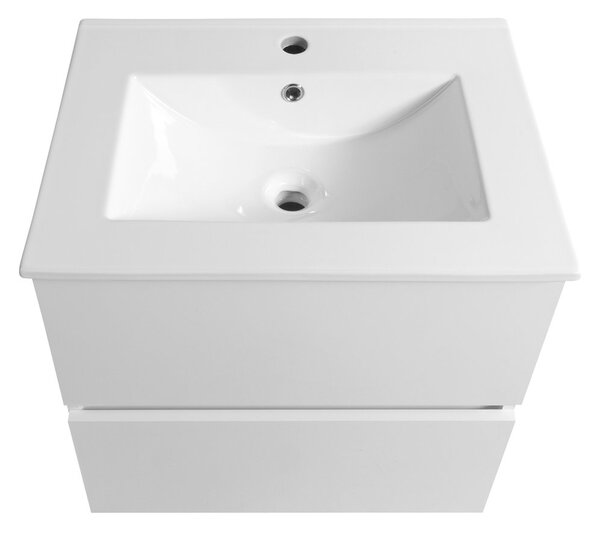 Aqualine Aqualine, PANEDA umývadlová skrinka 59,5x55x45,2cm, biela, PN260
