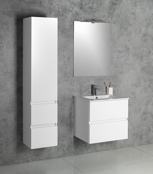 Aqualine Aqualine, PANEDA STRIP umývadlová skrinka 69,5x55x45,2cm, dub emporio, PN370