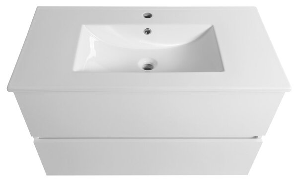 Aqualine Aqualine, PANEDA umývadlová skrinka 89,5x55x45,2cm, biały, PN290