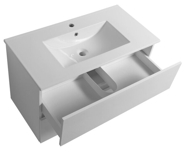 Aqualine Aqualine, PANEDA umývadlová skrinka 89,5x55x45,2cm, biały, PN290
