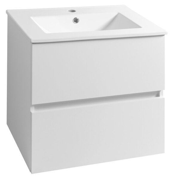 Aqualine Aqualine, PANEDA umývadlová skrinka 59,5x55x45,2cm, biela, PN260
