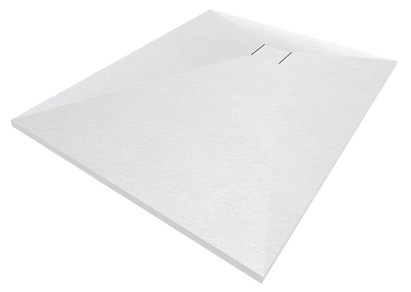 Gamma Erga Oldaf, SMC obdĺžniková sprchová vanička 100 x 80 cm, biela matná, ERG-GMA-OL-80100