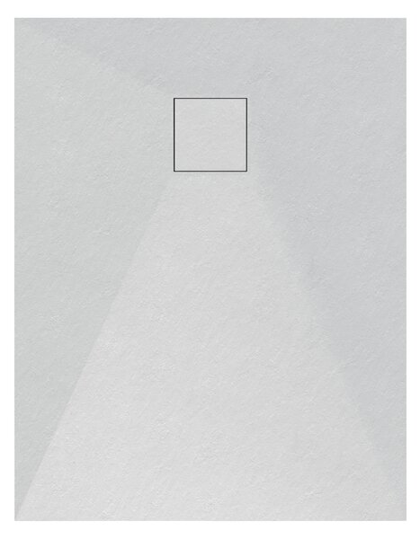 Gamma Erga Oldaf, SMC obdĺžniková sprchová vanička 70 x 90 cm, biela matná, ERG-GMA-OL-7090