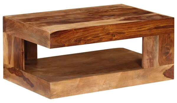 Konferenčný stolík, drevený masív sheesham