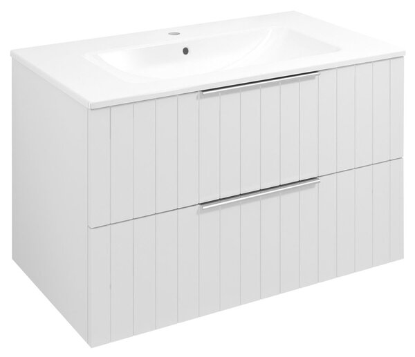 Sapho Sapho, CIRASA umývadlová skrinka 79,8x52x46cm, biela mat strip, CR801-3131S