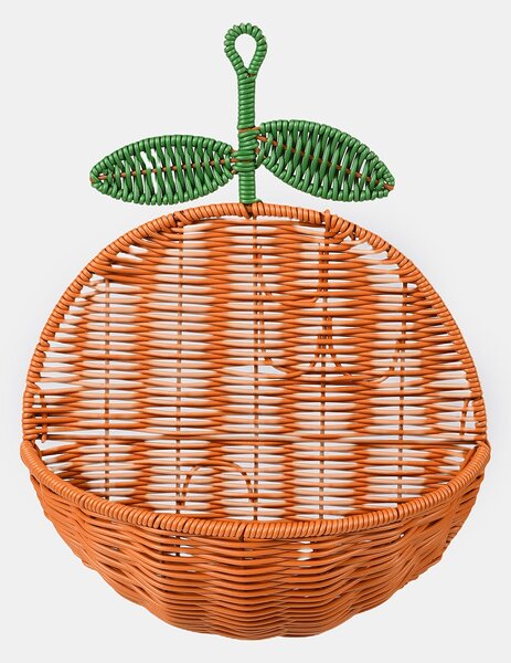 Sinsay - Pletená nástenná polica v tvare pomaranča - hnedá