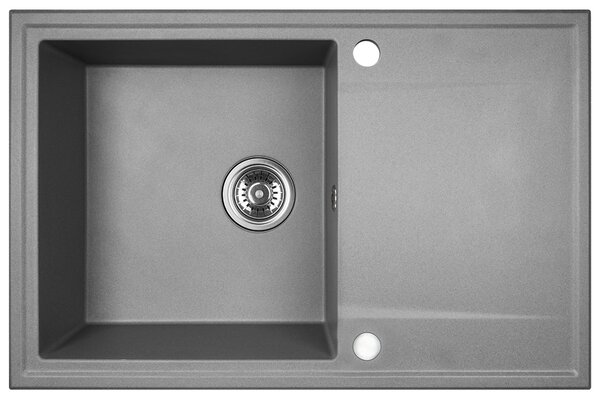 Kuchinox Hunter, 1-komorový granitový drez 670x440x180mm, šedá, LAV-SBU_511T