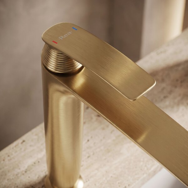 Umývadlová batéria PREMIUM REA Como Brush Gold High