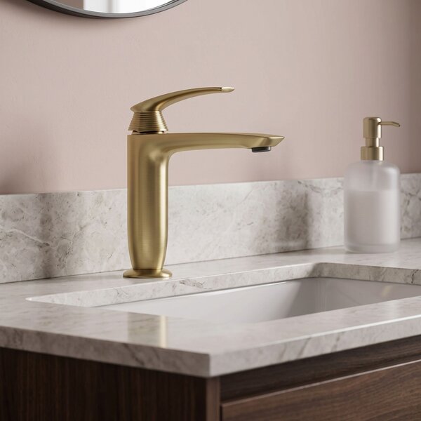 Umývadlová batéria PREMIUM REA Como Brush Gold Low