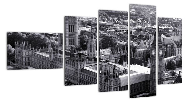 Britský parlament - obraz (Obraz 110x60cm)