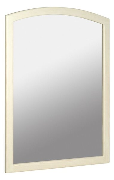 Sapho Sapho, RETRO zrkadlo zrkadlo v drevenom ráme 650x910mm, starobiela, 1685